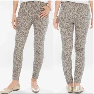 NYDJ For Chico's Skinny Fit‎ Cheetah Pants Size 4